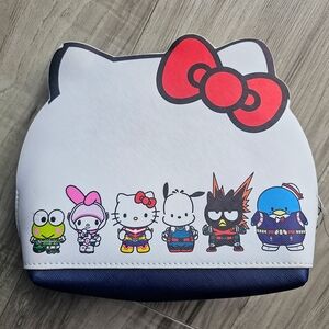 Hello Kitty X My Hero Academia White and Red Bag Accessories